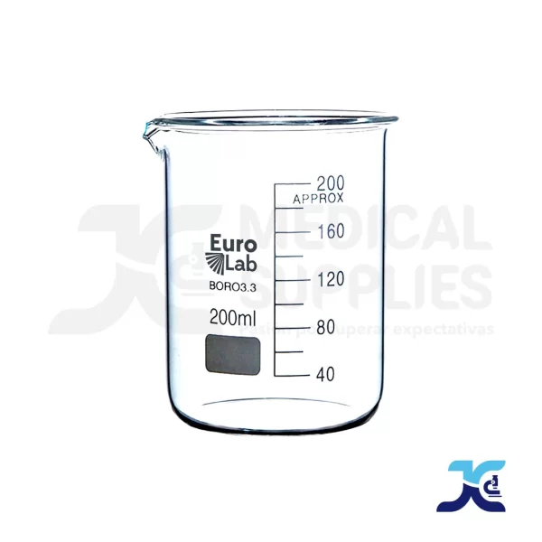 VASO DE PRECIPITADO DE VIDRIO EUROLAB