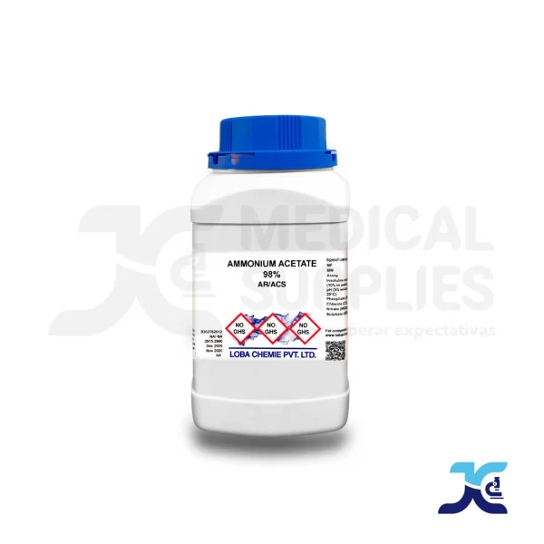 ACETATO DE AMONIO 98% AR/ACS 500GR LOBA CHEMIE