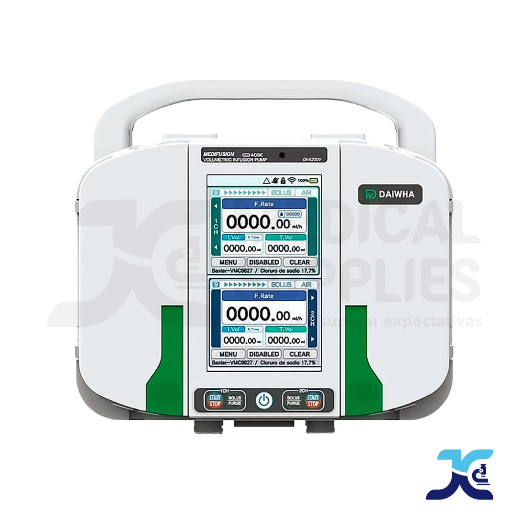 BOMBA DE INFUSIÓN DAIWHA DI6200V 2 CANAL PANTALLA TÁCTIL